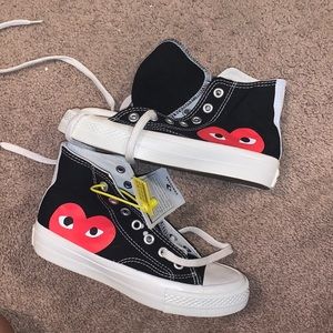 replica comme des garçon converse